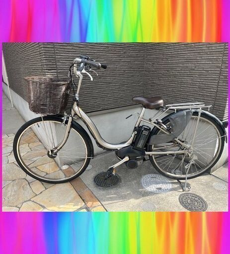 現行長生バッテリー！8.7Ah　ヤマハ　パスナチュラ　26インチ　 電動自転車　電動アシスト自転車　2022