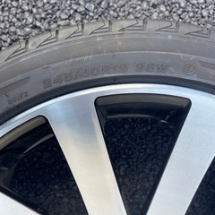 VENERDI 19インチアルミホイールタイヤセット　アル・ヴェル、エルグランド等