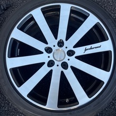 VENERDI 19インチアルミホイールタイヤセット　アル・ヴェル、エルグランド等