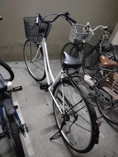 美品　27インチ　シティサイクル　ママチャリ