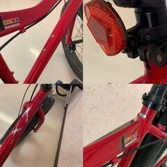 26インチ 4SEASONS ファットバイク X7 タイヤ 26×4.0 自転車 赤