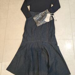 グレースコンチネンタル、デニムワンピ38