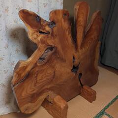 衝立　天然一枚板　