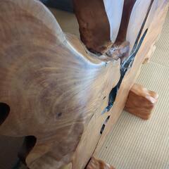 衝立　天然一枚板　