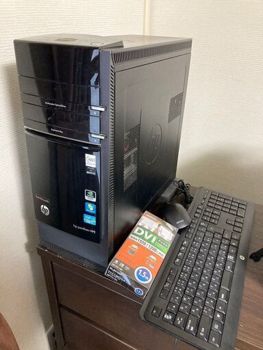 デスクトップパソコン HP PAVILION HPE h8-1180jp Corei7-2600 MS16GB SSD256GB+HDD1TB