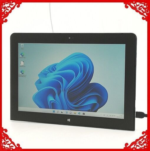 驚き価格 中古良品 高速SSD Wi-Fi 10.1型 タブレット NEC PC-VKX64T1AR Atom 4GB 無線 Bluetooth カメラ Windows11 Office