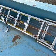 軽太くん　LT5.5 アルミ　三連はしご　脚立　ハーネス　電設工事