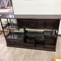 飾り棚　唐木　アンティーク　和家具　　0202