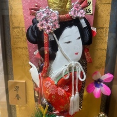 日本人形　羽子板