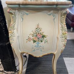 ロココ調　大理石天板　サイドテーブル　ベッドサイド