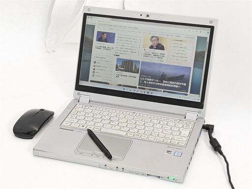 送料無料 新品マウス付 SSD256 タッチペン LTE 12.5型 中古ノートパソコン Panasonic CF-MX5PFDVS 第6世代 i5 8GB カメラ Windows11 Office