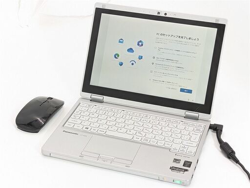 送料無料 新品マウス付 Windows11 Office 高速SSD タッチパネル 10.1型 中古ノートパソコン Panasonic CF-RZ4DFATS 第5世代CoreM Bluetooth