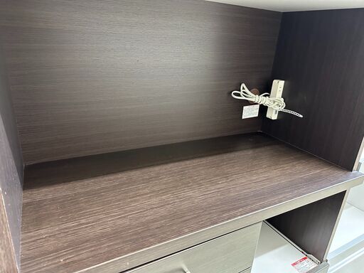 ジモティ来店特価!! 食器段 ダークブラウン J-0203