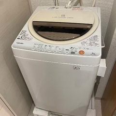 TOSHIBA 洗濯機（6㎏）