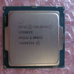 CPU intel Celeron G3900TE