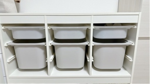 極美品　ikea trofast イケア　トロファスト　おもちゃ収納　子供家具