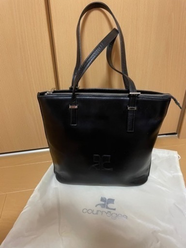 クレージュ牛革バッグ