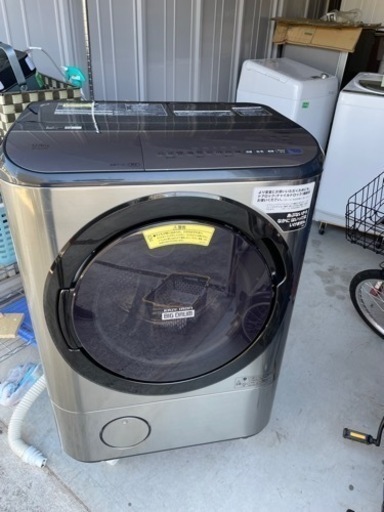値下げ⭐︎HITACHI　12kgドラム式洗濯機　BD-NX120CL 2019年製