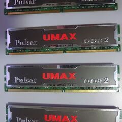 発送の場合は送料無料です　UMAX Pulsar DDR2 8G...