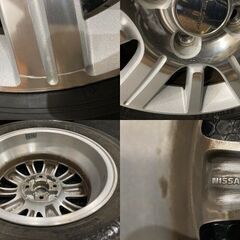 【YOKOHAMA iG50 PLUS 185/65R15】スタッドレス【日産 AUTECH オーテック 15インチ 5.5J4HPCD100+40】20年製 バリ溝 ノート等　(VTL015)