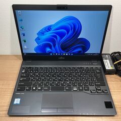 美品・Sim搭載 〉富士通 LIFEBOOK U938/S i5-7300U 8GB/SSD256 第7世代 Windows11 Office 軽量