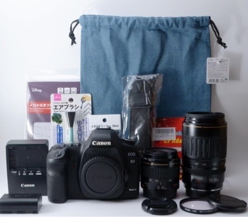 Canon EOS 5D MarkII☆トリプルレンズ☆フルサイズ☆スマホに Canon EOS 5D MarkII☆トリプルレンズ☆フルサイズ☆スマホに