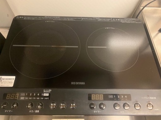 【超美品】アイリスオーヤマ IH クッキングヒーター