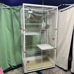 ネコ 猫 ケージ ieneko 木製 移動キャスター ハンモック付き 幅95cm