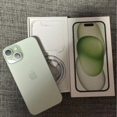iPhone15 グリーン 128g 未使用品にちかい