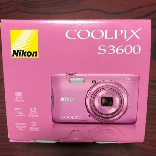 美品Nikon COOLPIX S3600 ニコン デジカメ ピンク (八神 庵) 海岸寺の