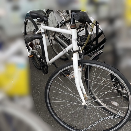 ★店頭にて試乗可★J3345 alfiore bike アルフィオレバイク クロスバイク 8段変速  700C・570mmスチルフレーム クロスバイク クリーニング、簡易メンテナンス済み　【リユースのサカイ柏店】 中古自転車 　流山市 中古自転車 松戸市 中古自転車 我孫子市 中古自転車 船橋市 中古自転車 守谷市 中古自転車 取手市 中古自転車