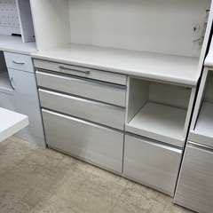 J3353 福岡家具 大川家具 松田家具 食器棚  パラオ1200 キッチンボード IDC大塚家具 取扱  クリーニング済み