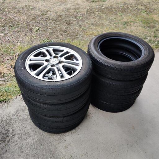 取引中　155 65 R14 夏タイヤホンダN BOX純正アルミホイール