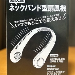 ネックバンド型扇風機 DEMI9.10月号付録