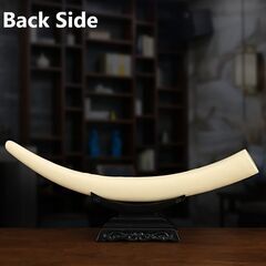 オブジェ 象牙 モチーフ レジンアート 置物 オーナメント インテリア ディスプレイ 雑貨 工芸品 装飾品 おしゃれ ギフト プレゼント 