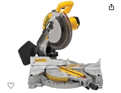【未使用品】Dewalt miter saw DWS713