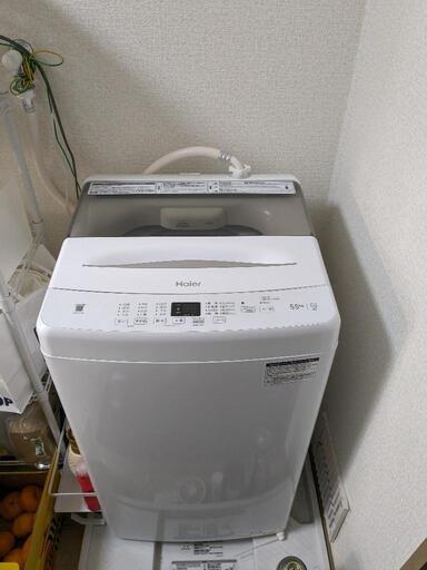 一人暮らし向け洗濯機　（2/25以降引渡し可）