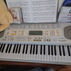 【お取引中】光るキーボードピアノ CASIO LK-201TV