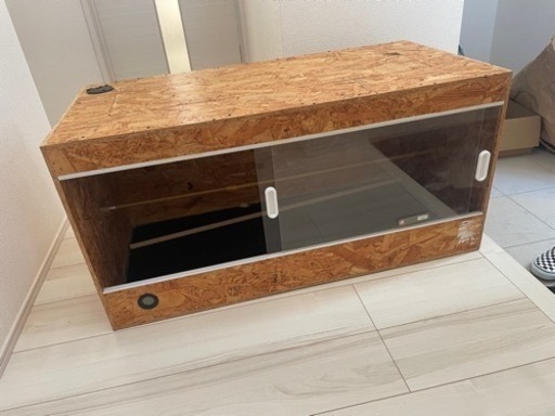 爬虫類　ケージ　木製　900×450×450