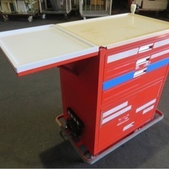 ツールワゴン・工具入れ・台車・キャリー付き・作業台・ツールキャビネ☆中古品