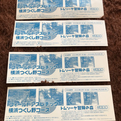 【値下げ❗️】フィールドアスレチック横浜つくしのコース利用券４枚