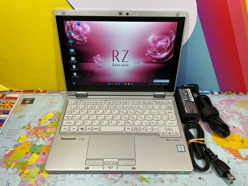 JC0120 極美品 パナソニック 2in1 CF-RZ6 SIMフリー 累積580H 超軽量 Win11 office2021