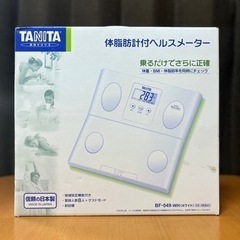 TANITA 体脂肪計付ヘルスメーターBF-049-WH