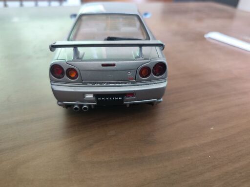 イグニッションモデル 1/43 マインズ ニッサンスカイラインGT-R (R34) シルバー Mine's