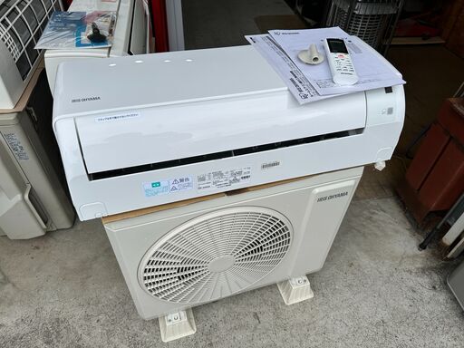 【動作保証あり】IRIS OHYAMA 2021年 2.2kw 6畳用 冷暖房ルームエアコン IHF-2205G【管理KR449】