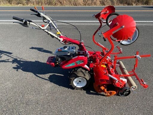 434 マルチャー マルチ専用管理機 関東農機 ヘルパーKK7 ハッスル平畝ロータリマルチ 美品