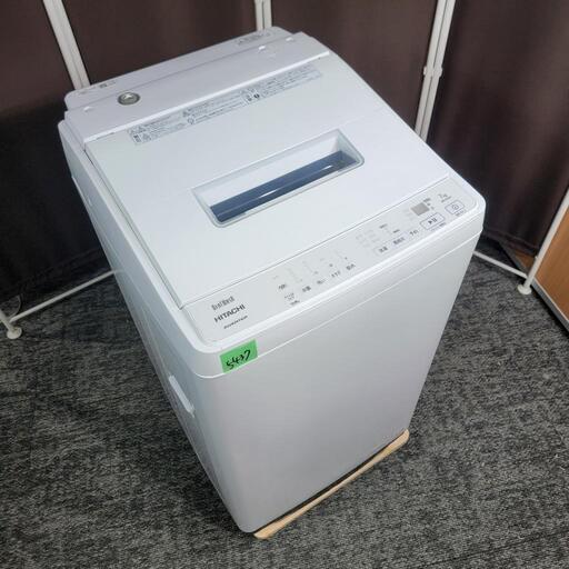 ‍♂️売約済み❌5437‼️配送設置は無料‼️最新2022年製✨ナイアガラシャワー洗浄✨日立 ビートウォッシュ 7kg 洗濯機