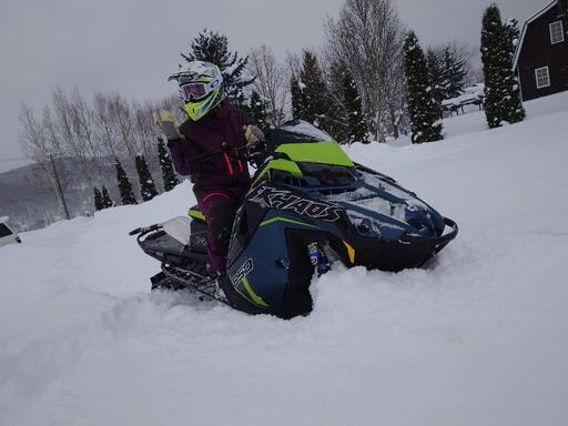スノーモービル ポラリス2023マトリックスカオス155ほぼ新車