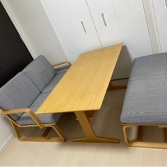 無印ソファダイニングセット