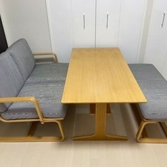 無印ソファダイニングセット